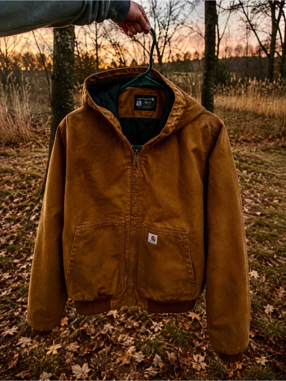 Carhartt J130-W Active Jac XL Brown Thinsulate Workwear Jacket